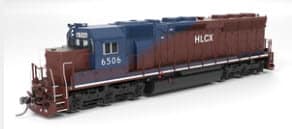 9806 EMD SD45, HLCX 6506, Red & Blue, Paragon4 Sound/DC/DCC, HO