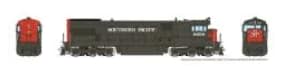 HO GE U33C (DC/Silent): Southern Pacific - Bloody Nose w/ Serif Logo: #8698
