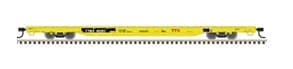 TM 68' BULKHEAD FLAT CAR TTX (FORWARD THINKING) #80283