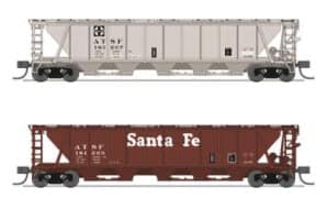 ATSF VARIETY PACK H32 COVERED HOPPERS