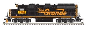 Ho GP40-2 UP EX RIO GRANDE 1363