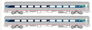 N Amfleet II Coach 2 Car Set Phase VII
