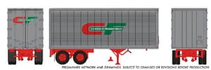 HO 26' Can-Car Trailer: Canadian Freightways: #26-205