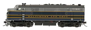 BALTIMORE & OHIO EMD F3 LOCOMOTIVE DC- 4 RD#'S AVAILABLE