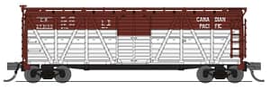 40' Wood Stock Car, CP 273155, Cattle Sounds, N Scale