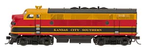 KANSAS CITY SOUTHERN- BELLE EMD F3 LOCOMOTIVE DC- 4 RD#'S AVAILABLE