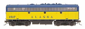 ALASKA RR- DOT SCHEME EMD F7B LOCOMOTIVE DC- 1 RD# AVAILABLE