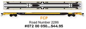 FCP 89 FT FLATCAR RD# 2286 - THIS WILL BE AVAILABLE TO SHIP END OF THIS MONTH