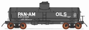 PAN AM OILS 8000 GALLON TANK CAR - 6 RD #'S