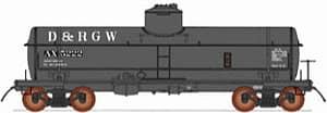 DRGW 8000 GALLON TANK CAR - 6 RD#'S