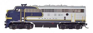 SANTA FE BLUE BONNET EMD F7A LOCOMOTIVE DC- 4 RD#'S AVAILABLE