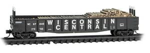 WISCONSIN CENTRAL GONDOLA WITH LOAD # 67845