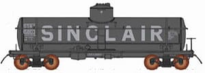 SINCLAIR 8000 GALLON TANK CAR - 6 RD#'S