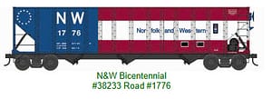 N 100 Ton Hopper N&W Bicentennial #1776