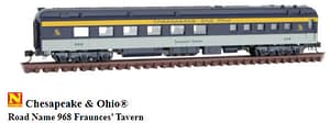 CHESAPEAKE & OHIO DINER RD 968 FRANCES TAVERN