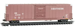 SOUTHERN 60FT EXCESS HEIGHT BOXCAR # 43698 - 1 PC LEFT