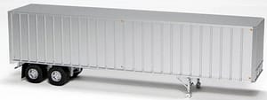 40' Fruehauf Exterior-Post Volume Van - Silver/Unlettered