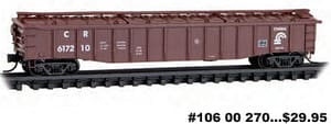 CONRAIL 50FT STEEL SIDE GONDOLA W/COVER - 1 PC LEFT