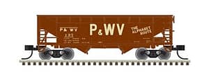 P&WV 2 BAY OFFSET HOPPER RD# 137