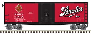 HO TRAINMAN 40' PLUG DOOR BOX CAR STROH'S #18533