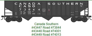 CANADA SOUTHERN 70 TON 14 PANEL HOPPER # 73844