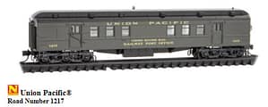 UNION PACIFIC POST OFFICE PASSENGER CAR RD# 1217