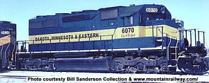 DM&E SD40 #6069 DCC READY