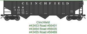CLINCHFIELD 70 TON 14 PANEL HOPPER # 56401