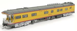 Union Pacific Business Car, UP #119 “Kenefick”, UP Shield on Rear, HO Scale
