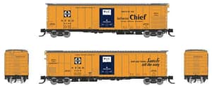 N Santa Fe RR-60 Mech Reefer SF Chief 1p