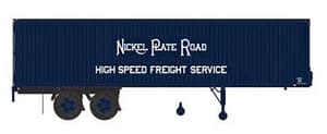 NICKEL PLATE RD 35FT FRUEHAUF TRAILER - 1 RD # AVAILABLE