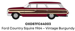 Ford Country Squire 1964 – Vintage Burgundy