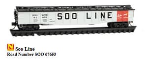 SOO LINE COVERED HOPPER RD# 67653