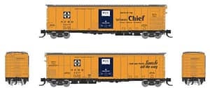 N Santa Fe RR-61 Mech Reefer SF Chief 1p