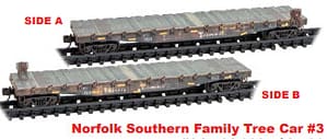 NS FAMILY TREE #3 - ILLINOIS TERMINAL 50FT FLAT CAR