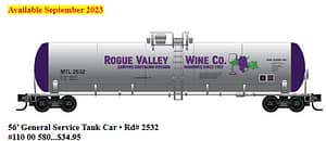 ROGUE VALLEY WINE 56FT TANK CAR