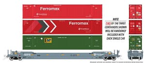 HO 53'Husky Stack Well Car Ferromax Sngl