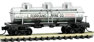 WINE CAR SERIES #2 - L. FOPPIANO WINE COMPANY TRIPLE DOME TANK CAR RD# 1112