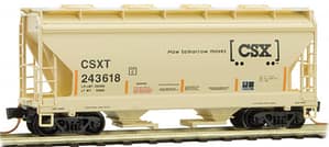 CSX 2 BAY COVERED HOPPER RD# 243618
