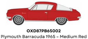 Plymouth Barracuda 1965 – Medium Red