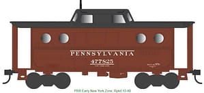 Ho N-5c Caboose PRR 477825