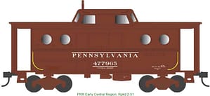 Ho N-5c Caboose PRR 477965