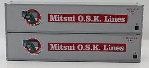 MITSUI 40FT STANDARD HEIGHT SMOOTH SIDE CONTAINER 2 PACK