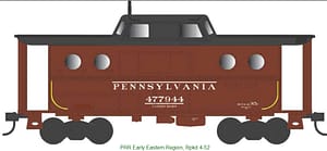 Ho N-5c Caboose PRR 477944
