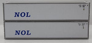 NOL 40FT STANDARD HEIGHT SMOOTH SIDE CONTAINER 2 PACK