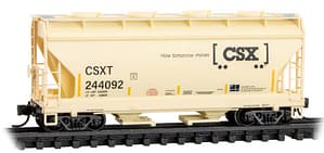 CSX 2 BAY COVERED HOPPER RD# 244092