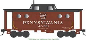 Ho N-5c Caboose PRR 477890