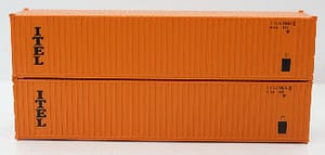 ITEL 40FT STANDARD HEIGHT 3 RIB X PANEL CONTAINER 2 PACK