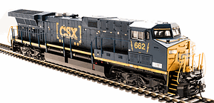 CSX "BOXCAR SCHEME" GE AC6000 RD# 662