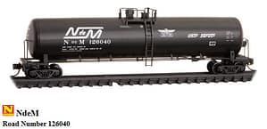 N DE M 56FT TANK CAR RD# 126040